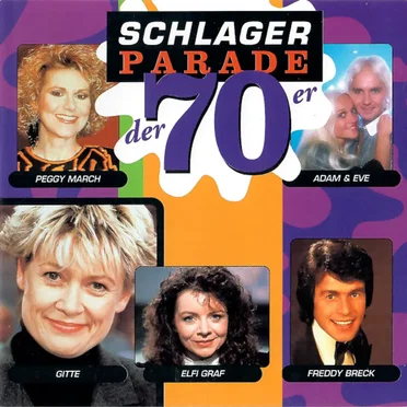 Schlager Parade der 70er by Various Artists - album cover