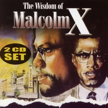 The Wisdom of Malcolm X by Malcolm X - album cover