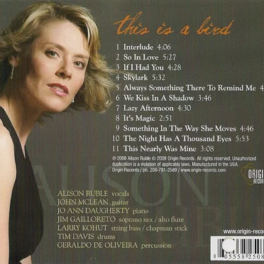 This Is A Bird by Alison Ruble - album cover