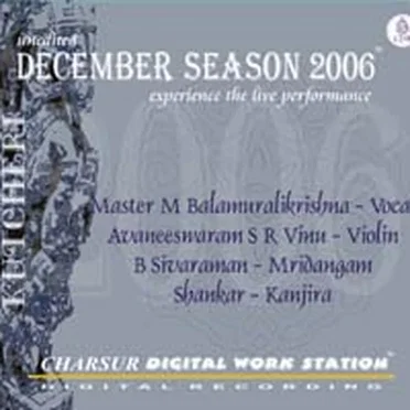 December Season 2006 by Kunnakkudi M Balamuralikrishna - album cover