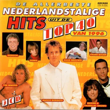 De allerbeste Nederlandstalige hits uit de Top 40 van 1996 by Various Artists - album cover