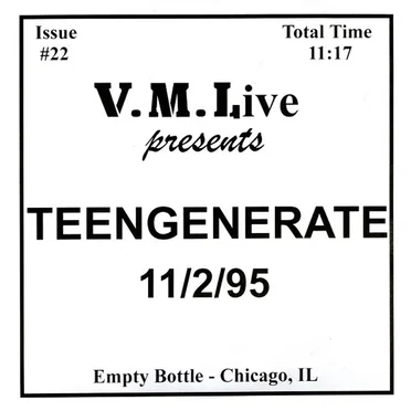 11/2/95 Empty Bottle, Chicago IL