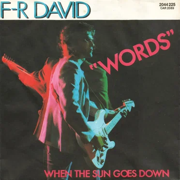 Words by F.R. David - album cover