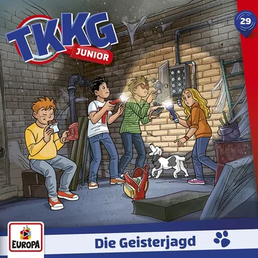 TKKG Junior 29: Die Geisterjagt by Frank Gustavus - album cover