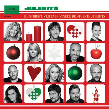 Julehits: De største stjerner synger de største julehits by Various Artists - album cover