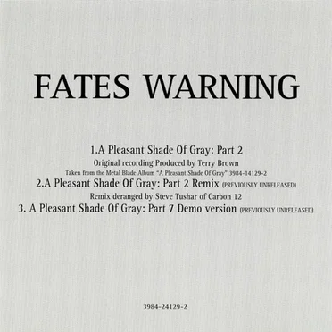 A Pleasant Shade of Gray: Part 2
