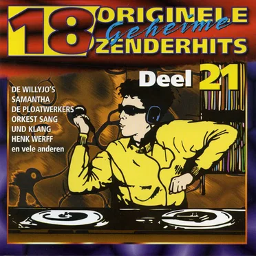 18 originele geheime zenderhits, deel 21 by Various Artists - album cover