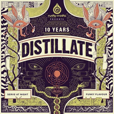 10 Years Distillate by Various Artists - album cover