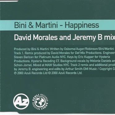 Happiness by Bini & Martini - album cover