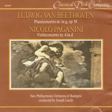 Beethoven: Pianoconcerto nr. 4 in G, op.58; Paganini: Violinconcerto nr. 4 in d