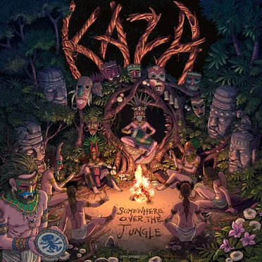 Somewhere Over the Jungle by Kaza - album cover