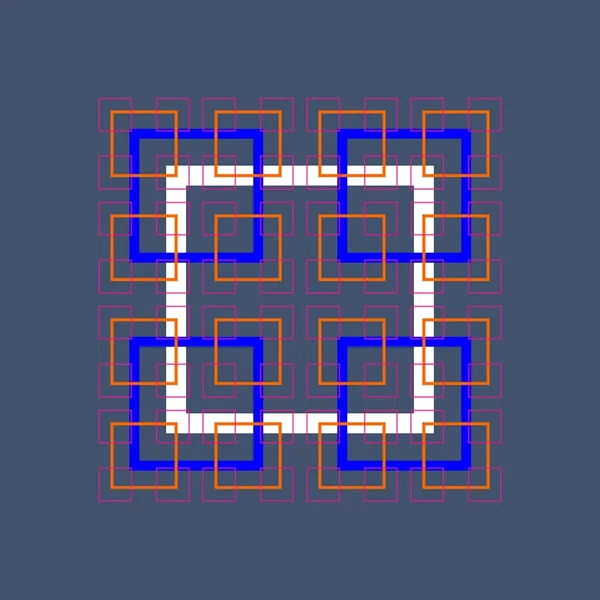 Blue Pink Orange White