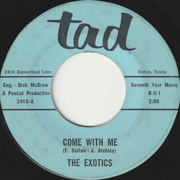 Come With Me / Hymn To Her by The Exotics - album cover