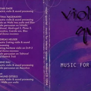 Music for Interior Spaces by Violet Quartet - album cover