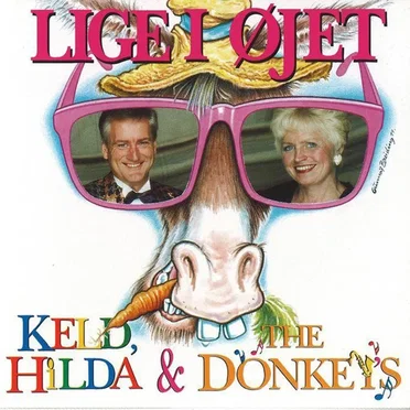 Lige i øjet by Keld, Hilda & The Donkeys - album cover