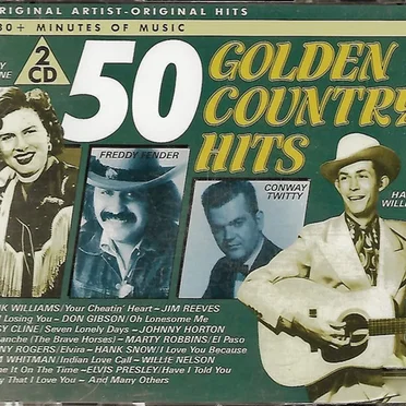 50 Golden Country Hits by Various Artists - album cover