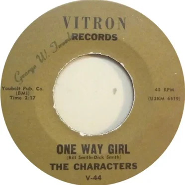 One Way Girl by The Characters - album cover