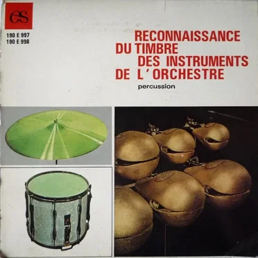Reconnaissance du timbre des instruments de l'orchestre - percussion by Georges Hacquard - album cover