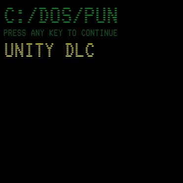 Press Any Key: Unity DLC by C:/DOS/PUN - album cover