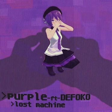 purple-ft-Defoko by lost machine - album cover
