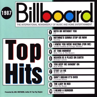 Billboard Top Hits: 1987 by Various Artists - album cover