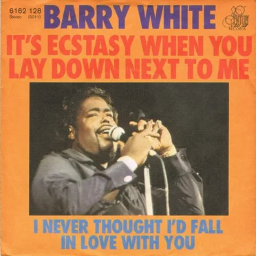 It’s Ecstasy When You Lay Down Next to Me