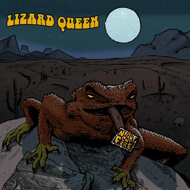 Lizard Queen by Night on Fire - album cover