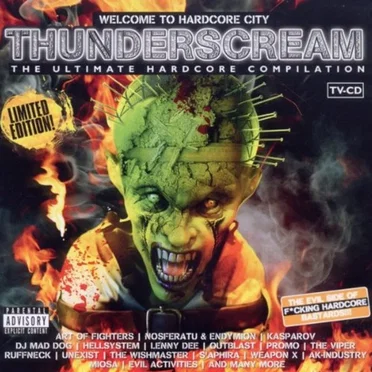 Thunderscream - Welcome To Hardcore City by Various Artists - album cover