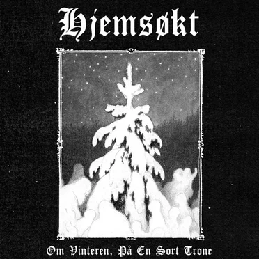 Om vinteren, på en sort trone by Hjemsøkt - album cover