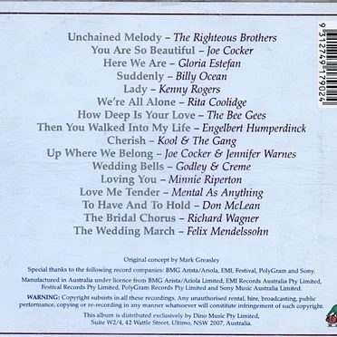 The Wedding Album Volume II by Various Artists - album cover