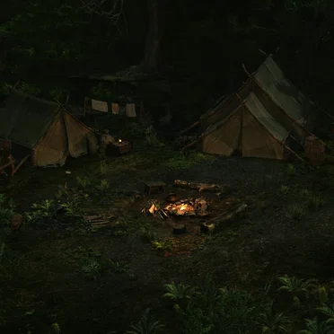 Encampment - Forest Sounds at Night by The Guild of Ambience - album cover