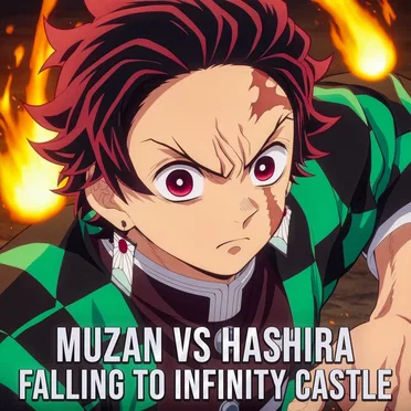 Muzan vs Hashira - Falling to Infinity Castle