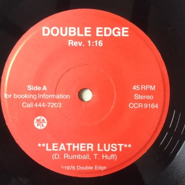 Leather Lust / Empty Hearts by Double Edge - album cover