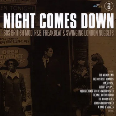 Night Comes Down: 60s British Mod, R&B, Freakbeat & Swinging London Nuggets by Various Artists - album cover