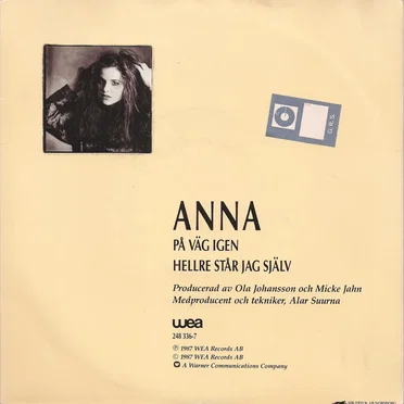 På väg igen / Hellre står jag själv by Anna - album cover