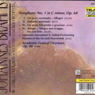 Symphony no. 1 / Academic Festival Overture