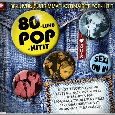 80-luvun suurimmat kotimaiset pop-hitit by Various Artists - album cover