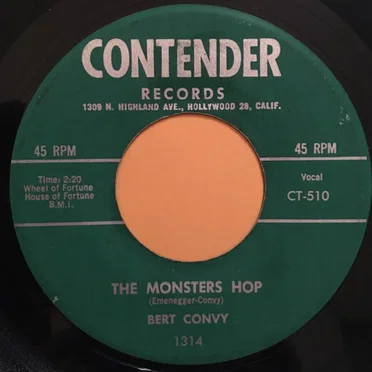 The Monsters Hop / The Gorilla by Bert Convy - album cover