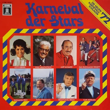 Karneval der Stars - Die neuen Karnevalsschlager '72 by Various Artists - album cover