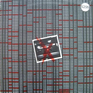 Farewell to the Roxy by Various Artists - album cover