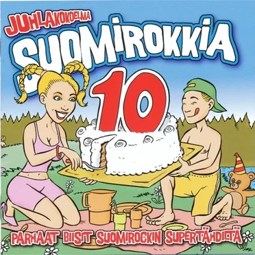 Suomirokkia 10: Parhaat biisit Suomirockin supertähdiltä by Various Artists - album cover