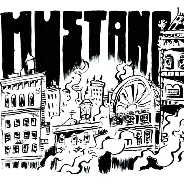 Mustana by Josén Pimeä Puoli - album cover