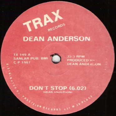 Don't Stop by Dean Anderson - album cover