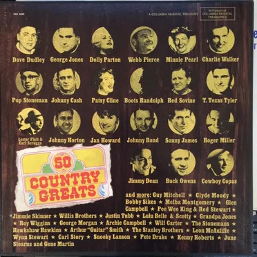 50 Country Greats by Various Artists - album cover