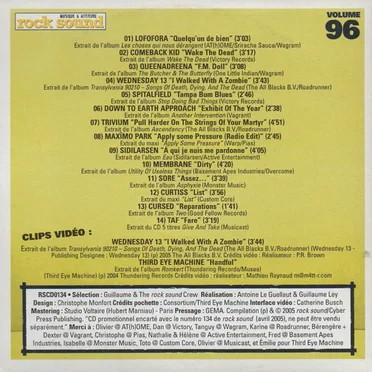 Sampler Rock Sound, Volume 96 by Various Artists - album cover