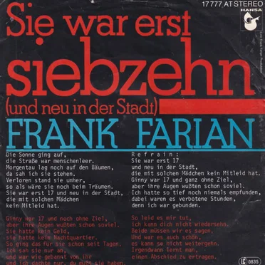Sie war erst siebzehn (und neu in der Stadt)