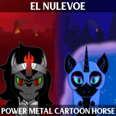 Power Metal Cartoon Horse (The Remakening) by El Nulevoe - album cover