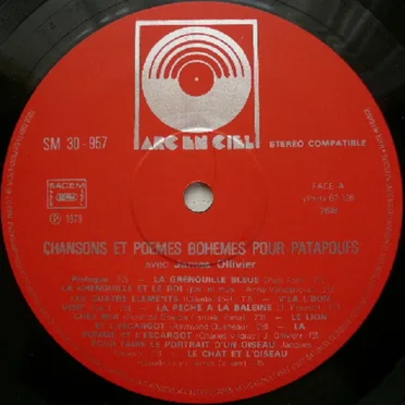 Chansons et poèmes bohèmes pour patapoufs