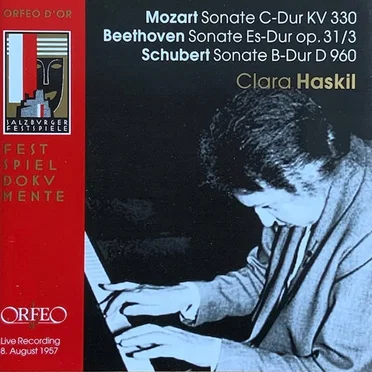 Mozart: Sonate C-Dur KV 330 / Beethoven: Sonate Es-Dur op. 31/3 / Schubert: Sonate B-Dur D 960