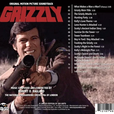 Grizzly by Robert O. Ragland - album cover